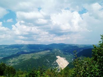 Scenic view of landscape against sky