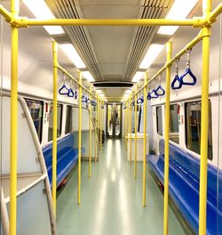 Interior of train