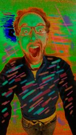 Portrait of young woman