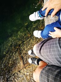 Low section of people standing outdoors