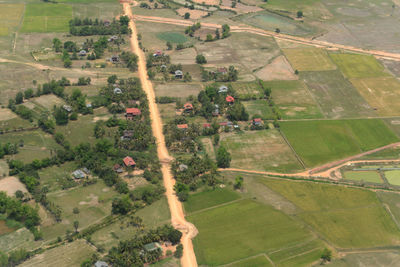 Aerial view of landscape