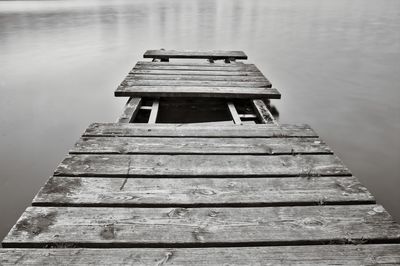 Pier over lake