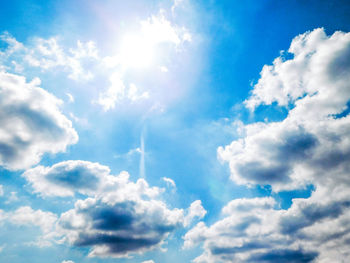 Low angle view of sky