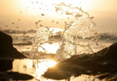 Close up of water