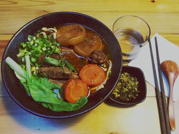 Close-up of food in bowl