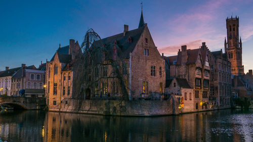 Buildings in city at waterfront