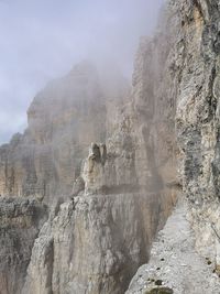 Scenic view of rocky mountains