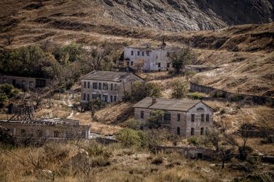 Houses in a village