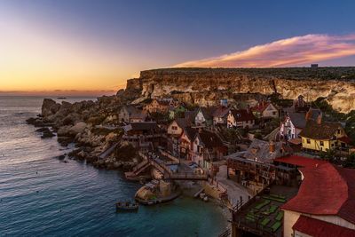 Panoramic view of sea against sky