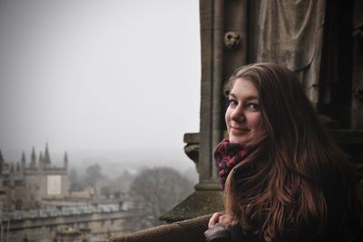 Portrait of young woman