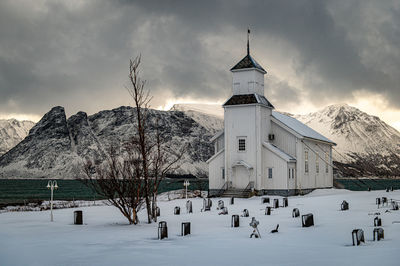 Built structures in winter