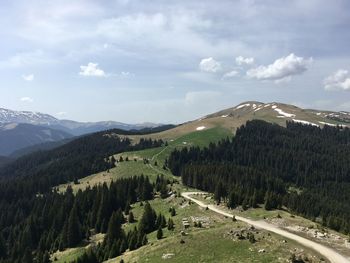 Panoramic view of landscape against sky