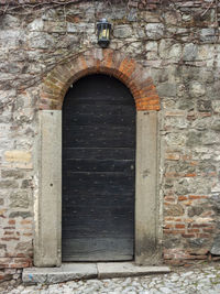 Entrance of old building