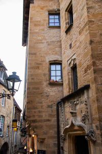 Low angle view of building against sky