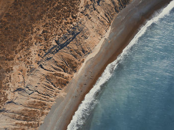 Aerial view of beach