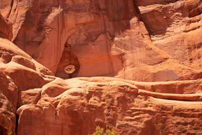 Rock formation in cave