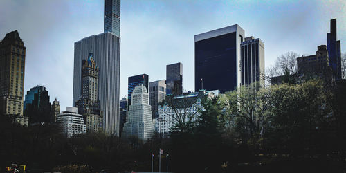 Skyscrapers in city