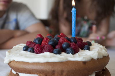 Close-up of cake