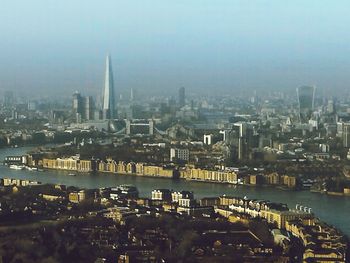 Aerial view of city