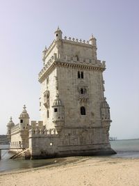 Low angle view of historical building against sky