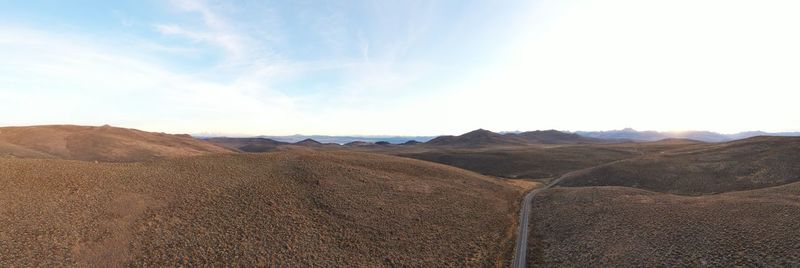 Panoramic view of landscape against sky
