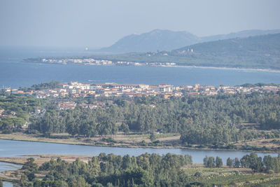 Landscape of la caletta, siniscola, sardinia