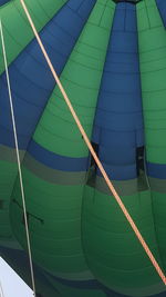 Low angle view of multi colored rope