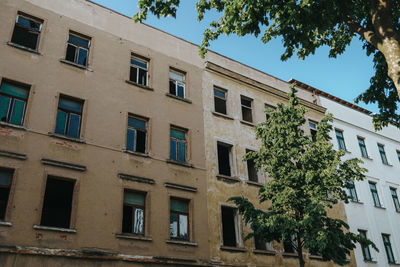 Low angle view of building against sky