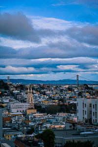 Cityscape against sky