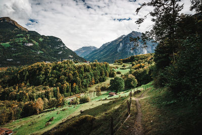 Panoramic view of landscape against sky