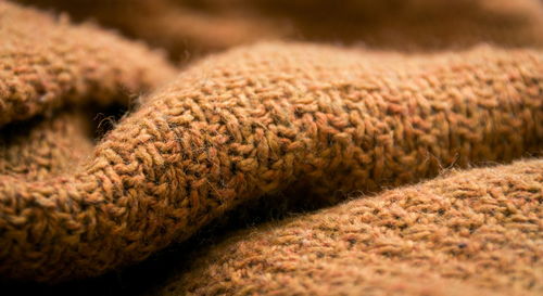 Beautiful abstract brown knitted details