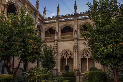 Low angle view of historical building against sky