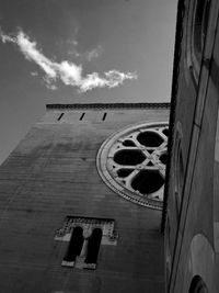 Low angle view of building against sky