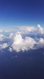 Aerial view of clouds over landscape