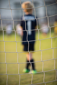 Full frame shot of net