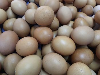 Full frame shot of eggs for sale