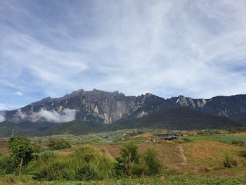 Scenic view of landscape against sky