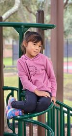 Portrait of girl looking away