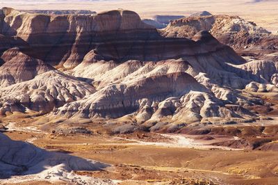 View of rock formations