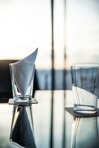 Close-up of drink on table in restaurant