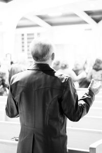 Close-up of woman standing in pond