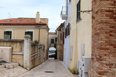 Characteristic street of the ancient village