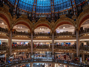 Group of people in shopping mall