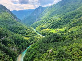 Scenic view of mountains