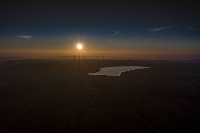 Scenic view of sky during sunset