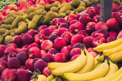 Close-up of fruits for sale in market