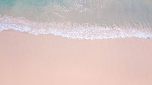 Close-up of sand on beach