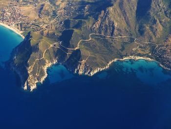 Aerial view of mountain