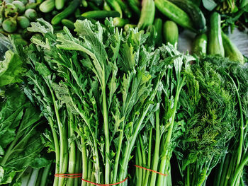 Close-up of vegetables for sale at market stall