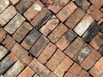 Full frame shot of tiled floor